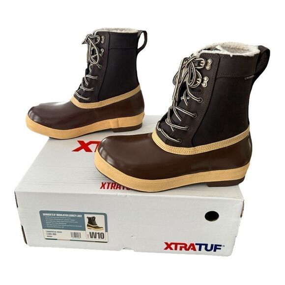 Xtratuf Women’s 8” Insulated Legacy Waterproof Boot Commercial Grade Size 10 - Picture 3 of 12